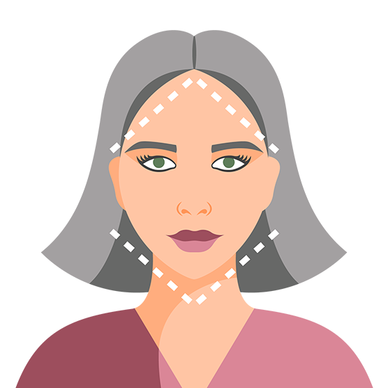 Sonnenbrillen für eine diamantene Gesichtsform