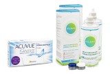 Acuvue Oasys (6 Linsen) + 2 x Solunate Multi-Purpose 400 ml mit Behälter 26685