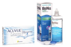 Acuvue Oasys for Astigmatism (6 Linsen) + ReNu MultiPlus 360 ml mit Behälter