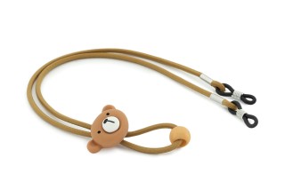 Braunes Brillenband für Kinder