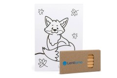 Lentiamo Malbuch + Buntstifte (bonus)