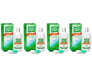 OPTI-FREE Express 4 x 355 ml mit Behälter