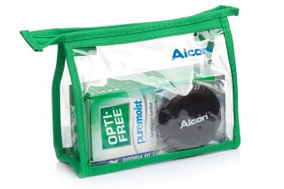 OPTI-FREE Puremoist 90 ml mit Behälter Flightpack-Größe