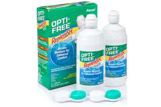 OPTI-FREE RepleniSH 2 x 300 ml mit Behälter