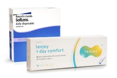 SofLens Daily Disposable (90 Linsen) + Lenjoy 1 Day Comfort (10 Linsen)