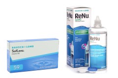 SofLens 59 (6 Linsen) + ReNu MultiPlus 360 ml Sparset